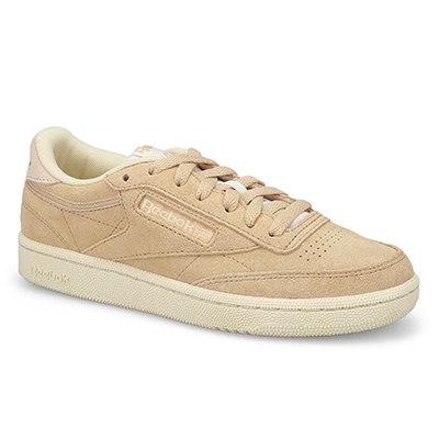 Lds Club C 85 Lace Up Sneaker - Tan/Sand/Clay