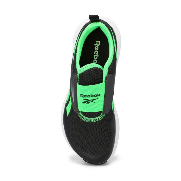 Kids'  Nano Play Slip-On Sneaker - Grey/Black/Solar Lime