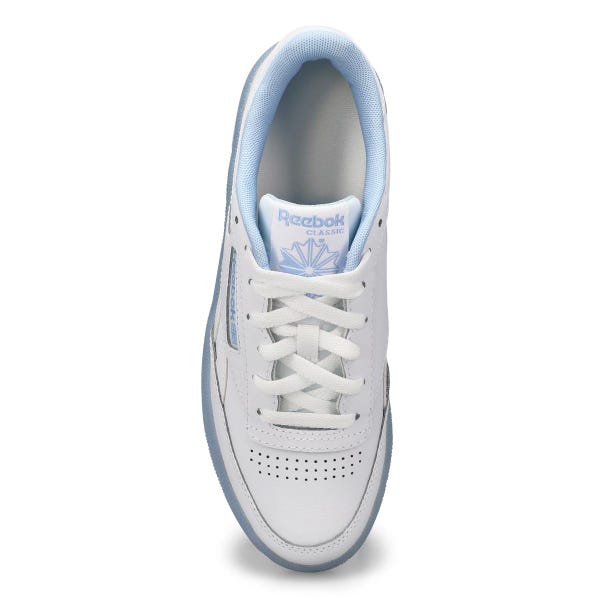 Women's Club C Revenge Lace Up Sneaker - White/White/Y2Blue