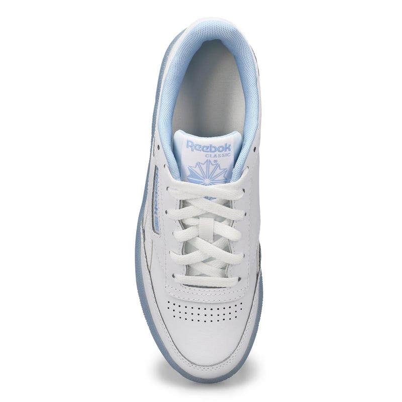 Women's Club C Revenge Lace Up Sneaker - White/White/Y2Blue