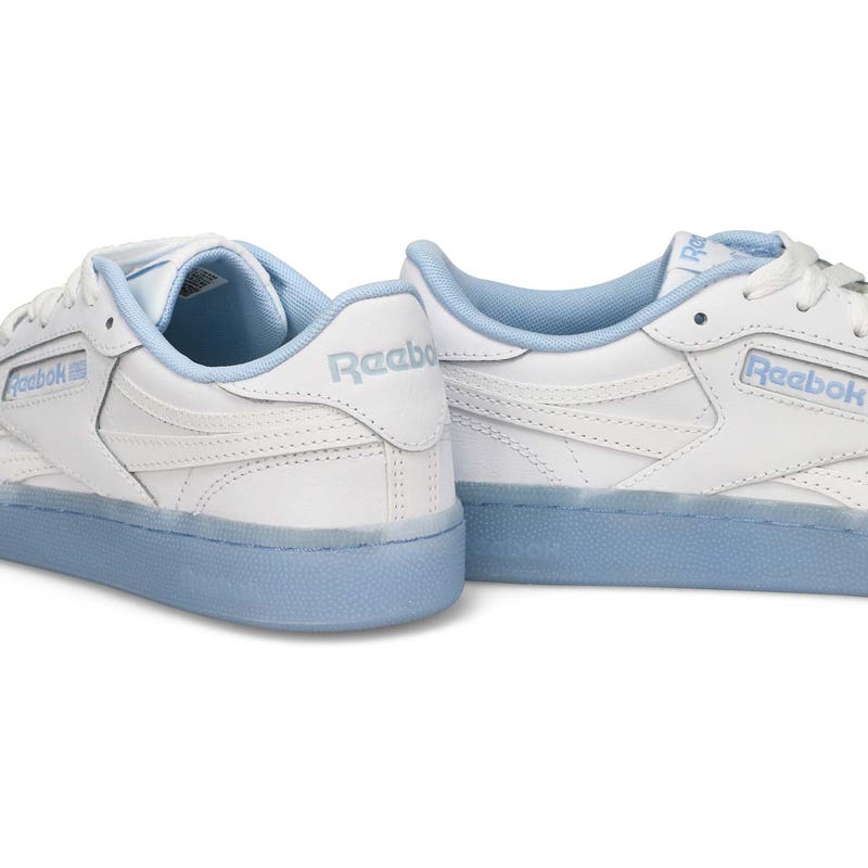 Women's Club C Revenge Lace Up Sneaker - White/White/Y2Blue