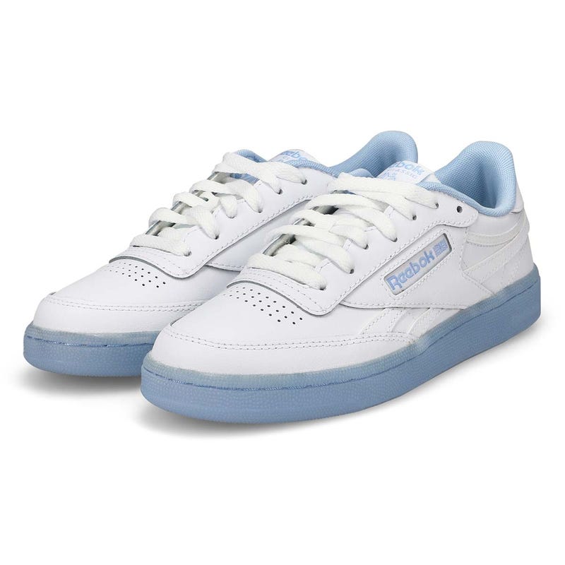 Women's Club C Revenge Lace Up Sneaker - White/White/Y2Blue