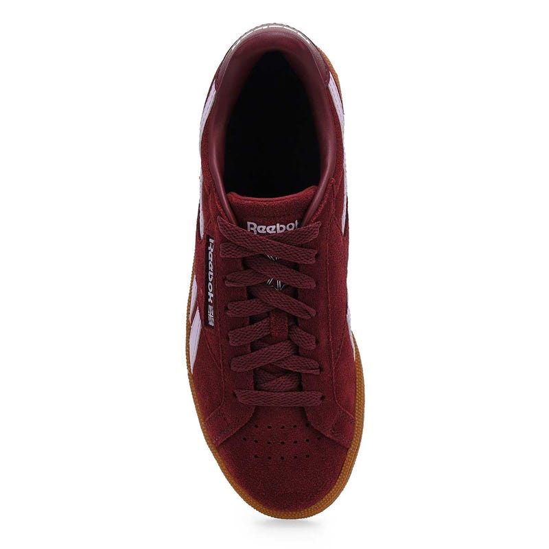 Women's Club C Grounds UK Lace Up Sneaker - Black Cherry/Digital Gleam