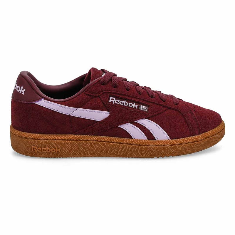 Women's Club C Grounds UK Lace Up Sneaker - Black Cherry/Digital Gleam