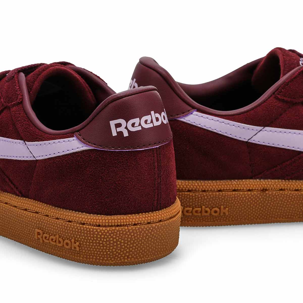 Women's Club C Grounds UK Lace Up Sneaker - Black Cherry/Digital Gleam