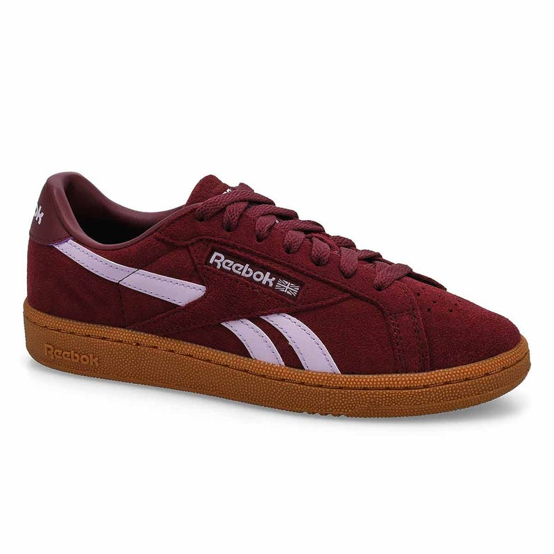 Women's Club C Grounds UK Lace Up Sneaker - Black Cherry/Digital Gleam