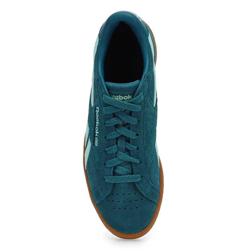 Women's Club C Grounds UK Lace Up Sneaker - Retro Teal/ Glitch Aqua