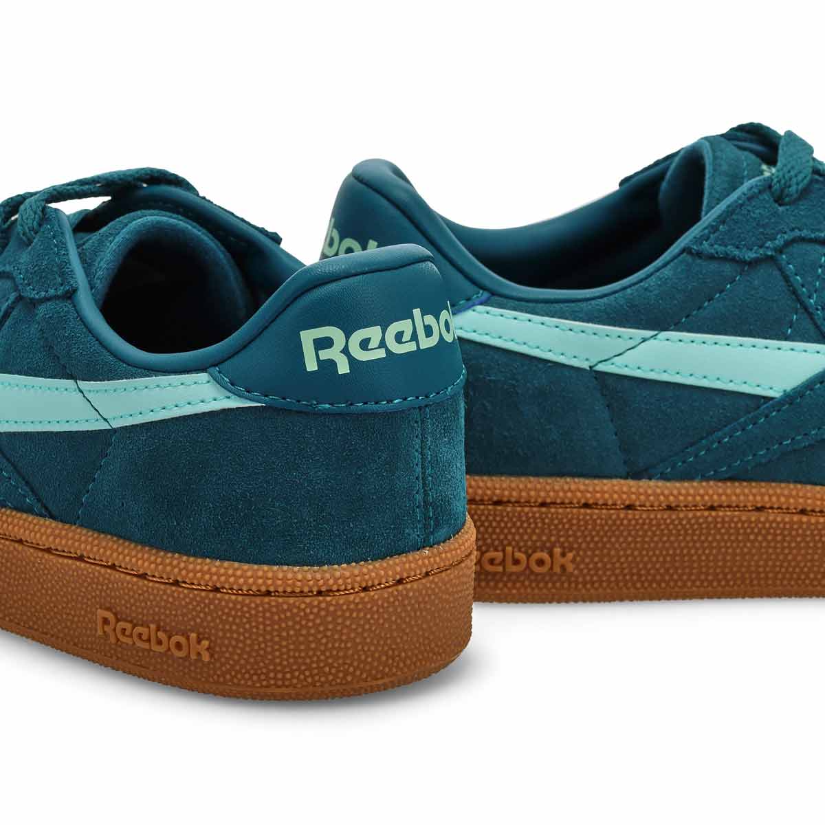 Women's Club C Grounds UK Lace Up Sneaker - Retro Teal/ Glitch Aqua