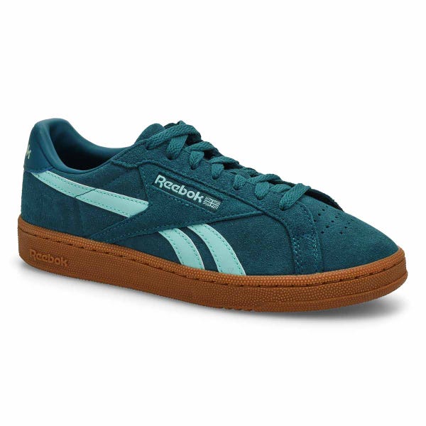 Women's Club C Grounds UK Lace Up Sneaker - Retro Teal/ Glitch Aqua