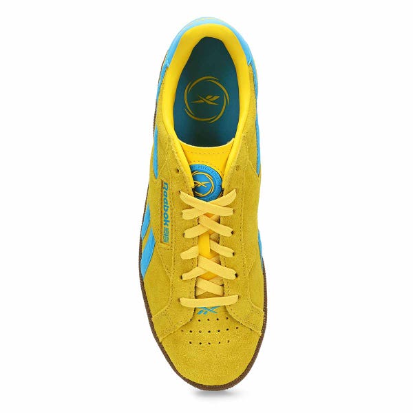 Women's Club C Grounds UK Lace Up Sneaker - Golden Haze/Future Cyan/Gum