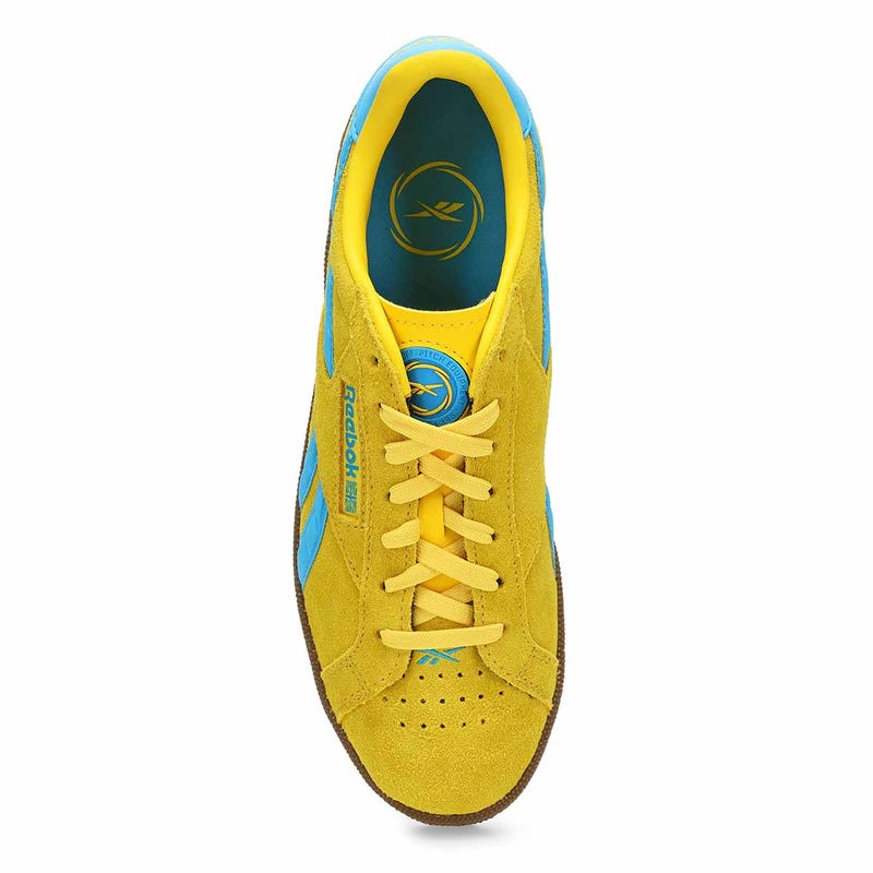Women's Club C Grounds UK Lace Up Sneaker - Golden Haze/Future Cyan/Gum