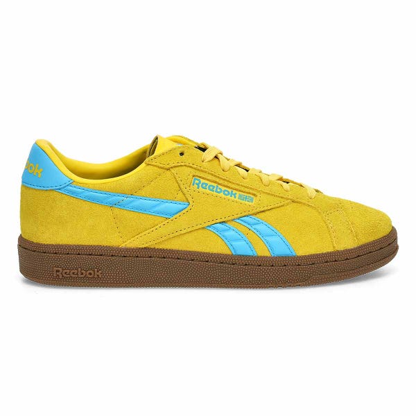 Women's Club C Grounds UK Lace Up Sneaker - Golden Haze/Future Cyan/Gum