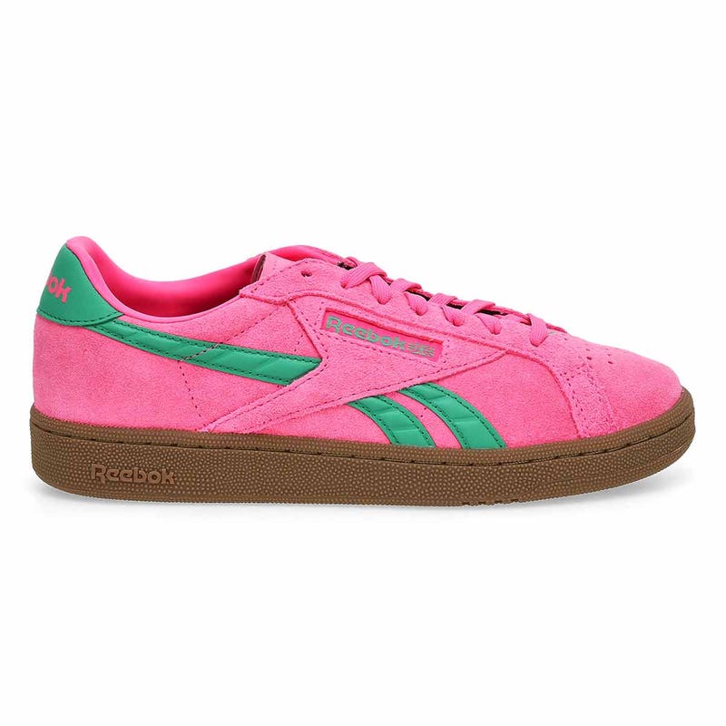 Women's Club C Grounds UK Lace Up Sneaker - Atomic Pink/Upgrade Green/Gum