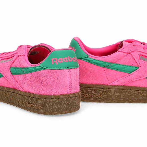Women's Club C Grounds UK Lace Up Sneaker - Atomic Pink/Upgrade Green/Gum