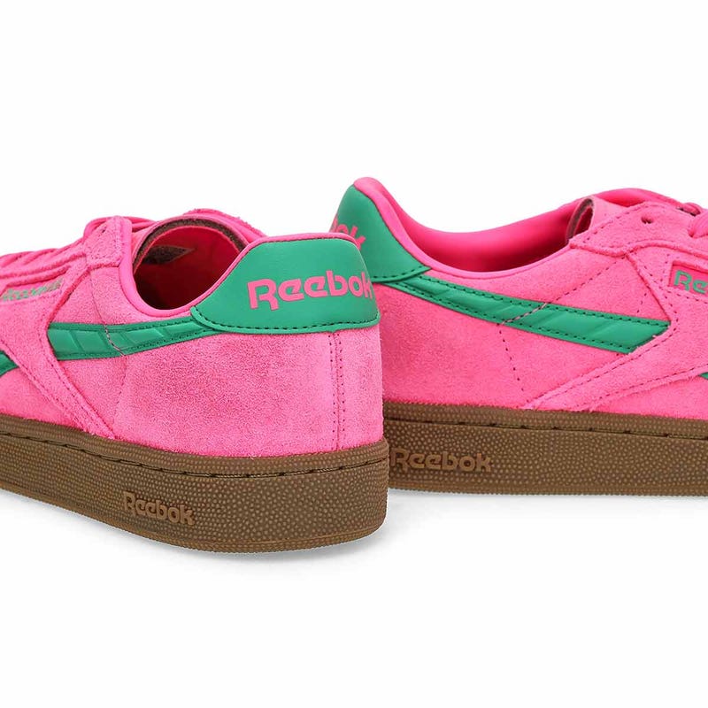 Women's Club C Grounds UK Lace Up Sneaker - Atomic Pink/Upgrade Green/Gum