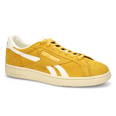 Mns Club C Grounds UK Lace Up Sneaker - Grit Gold/Paper White/Chalk