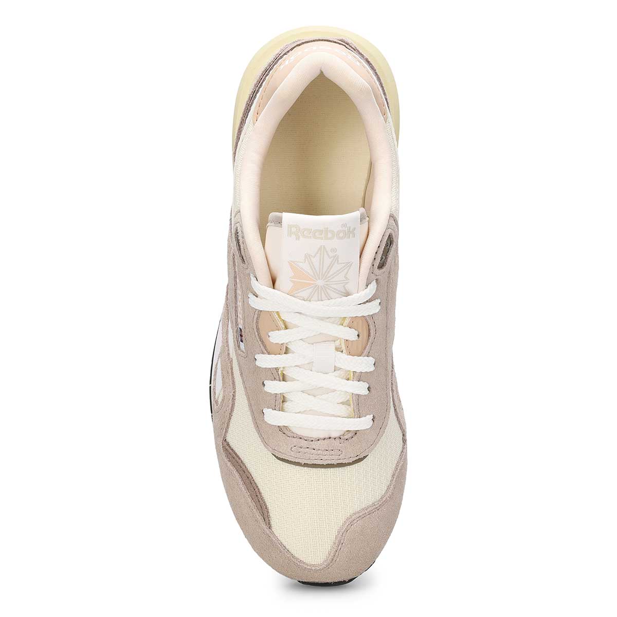 Women's  Classic Nylon 89 Lace Up Sneaker - Moonstone/Gritty Grey/White