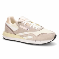 Women's  Classic Nylon 89 Lace Up Sneaker - Moonstone/Gritty Grey/White