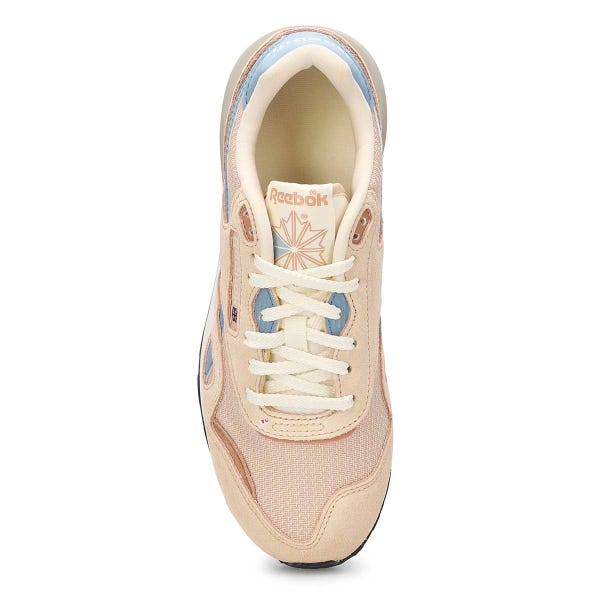 Women's Classic Nylon 89 Lace Up Sneaker - Muted Clay/Pink Clay/Leisure Blue
