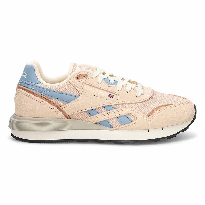 Women's Classic Nylon 89 Lace Up Sneaker - Muted Clay/Pink Clay/Leisure Blue