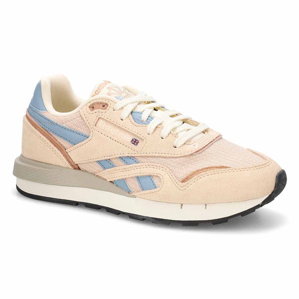 Women's Classic Nylon 89 Lace Up Sneaker - Muted Clay/Pink Clay/Leisure Blue
