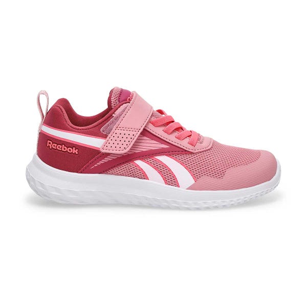 Girls'  Rush Runner Lace Up Sneaker - Dusty Rose/Studio Pink/White