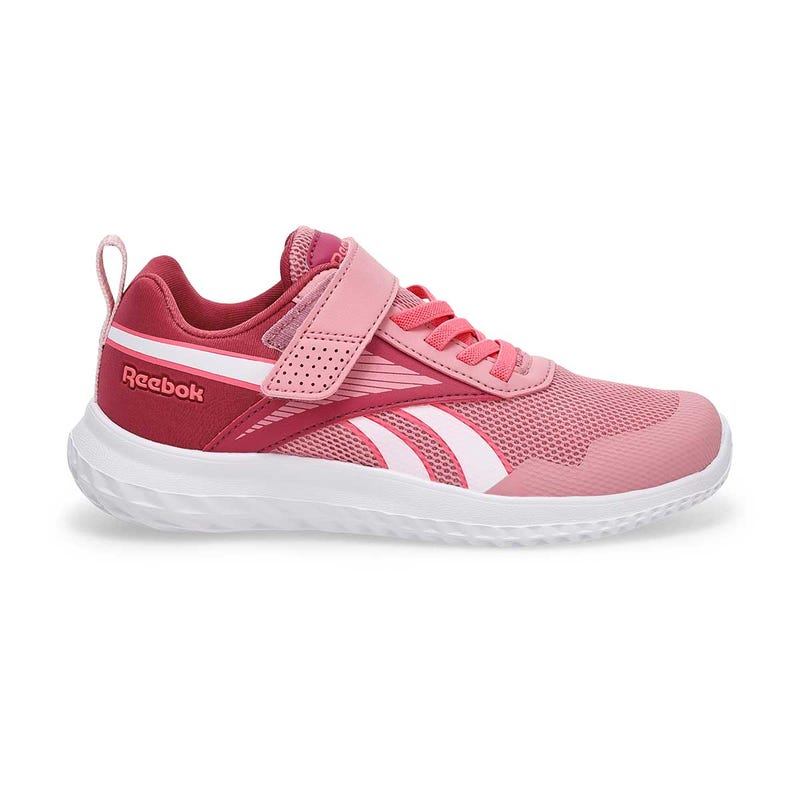Girls'  Rush Runner Lace Up Sneaker - Dusty Rose/Studio Pink/White