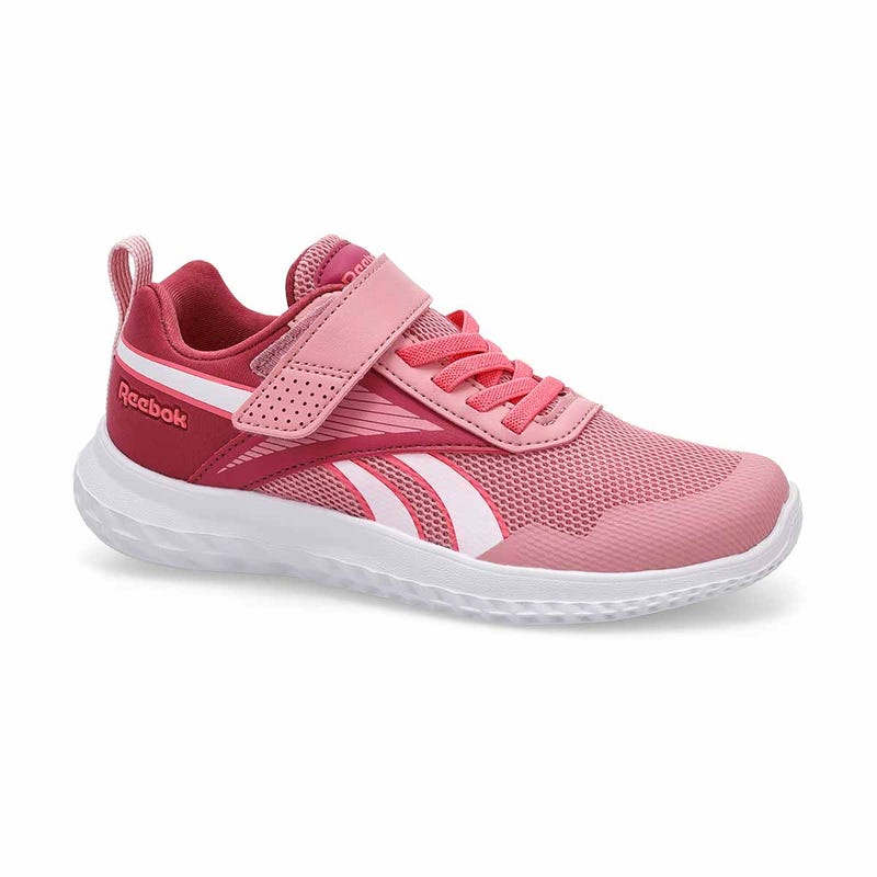 Girls'  Rush Runner Lace Up Sneaker - Dusty Rose/Studio Pink/White
