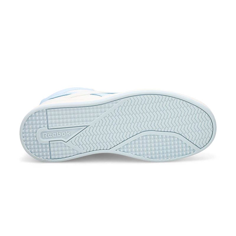 Girls'  Prime Mid 2.0 Lace Up Sneaker - White/Glass Blue/Digital Gleam