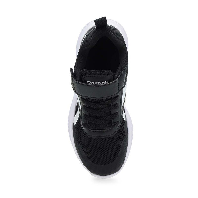 Kids'  Rush Runner Sneaker - Black/Black/White