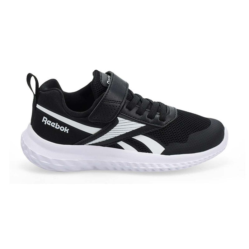 Kids'  Rush Runner Sneaker - Black/Black/White