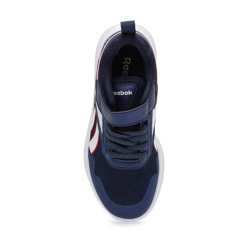 Kids'  Rush Runner Lace Up Sneaker - Vector Navy/White/Vector Red