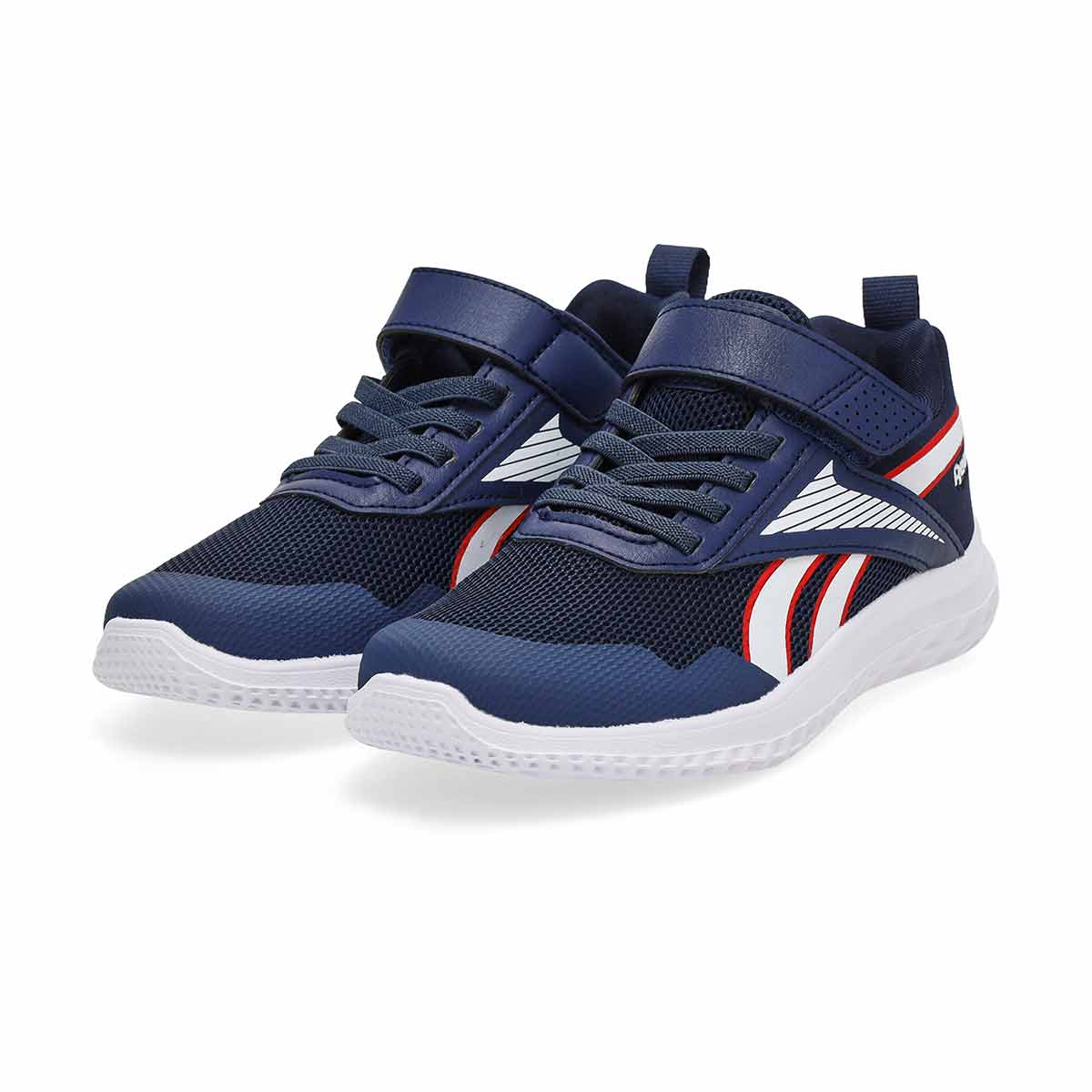 Kids'  Rush Runner Lace Up Sneaker - Vector Navy/White/Vector Red