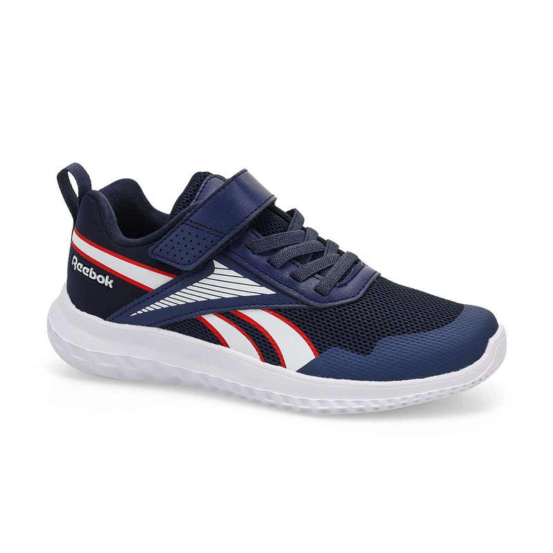 Kids'  Rush Runner Lace Up Sneaker - Vector Navy/White/Vector Red