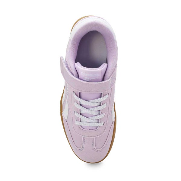 Girls Smash Edge Lace Up Sneaker - Digital Gleam/White/Gum