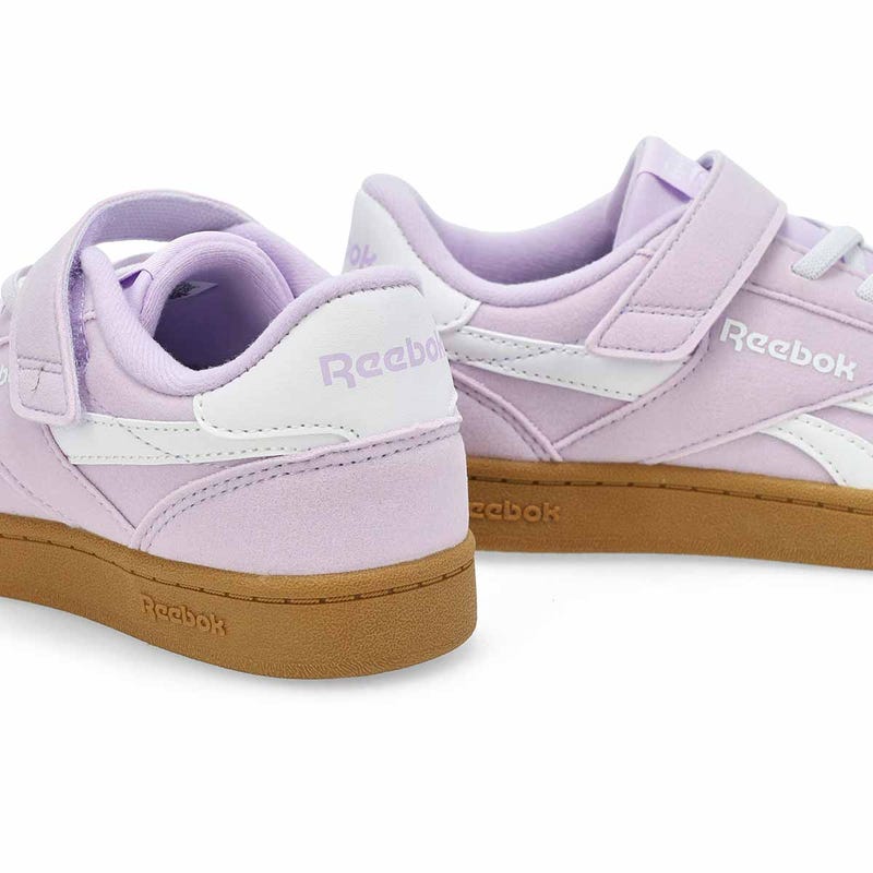 Girls Smash Edge Lace Up Sneaker - Digital Gleam/White/Gum