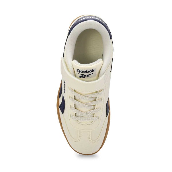 Kid's Smash Edge Lace Up Sneaker - Vintage Chalk/Vector Navy/Gum
