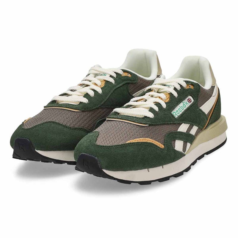Men's Classic Nylon 89 Lace Up Sneaker - Grit Green/Trek Grey/Chalk