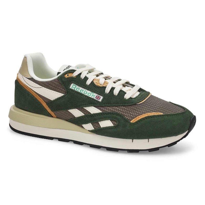 Men's Classic Nylon 89 Lace Up Sneaker - Grit Green/Trek Grey/Chalk