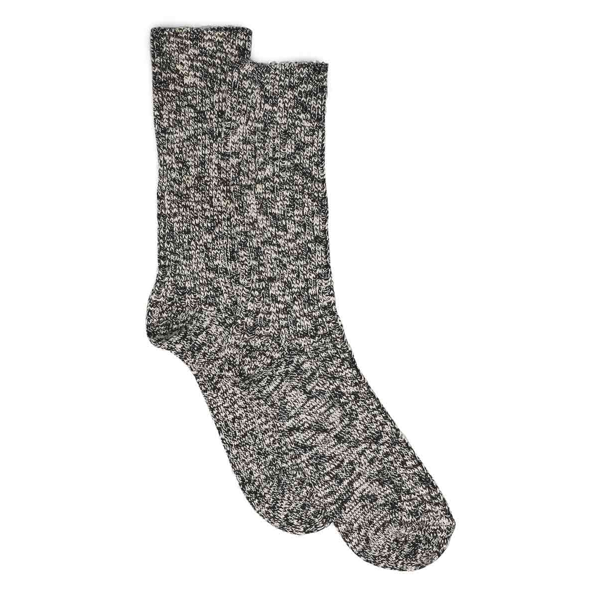 Chaussettes COTTON SLUB, noir/blanc, femmes