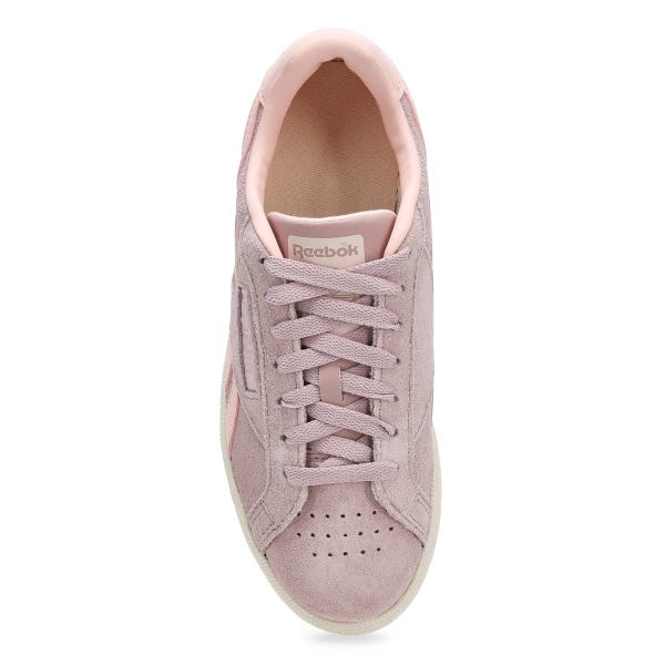 Women's Club C Grounds UK Suede Sneaker - Muted Mauve/Pure Pink/Chalk