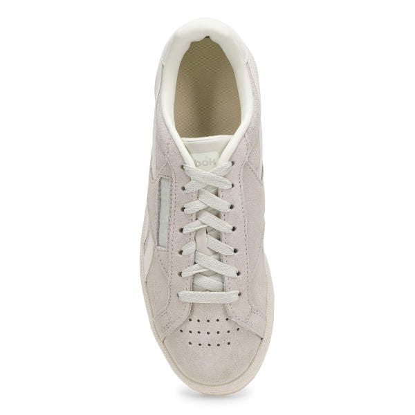 Women's  Club C Grounds UK Suede Sneaker - Soft Grey/Chalk