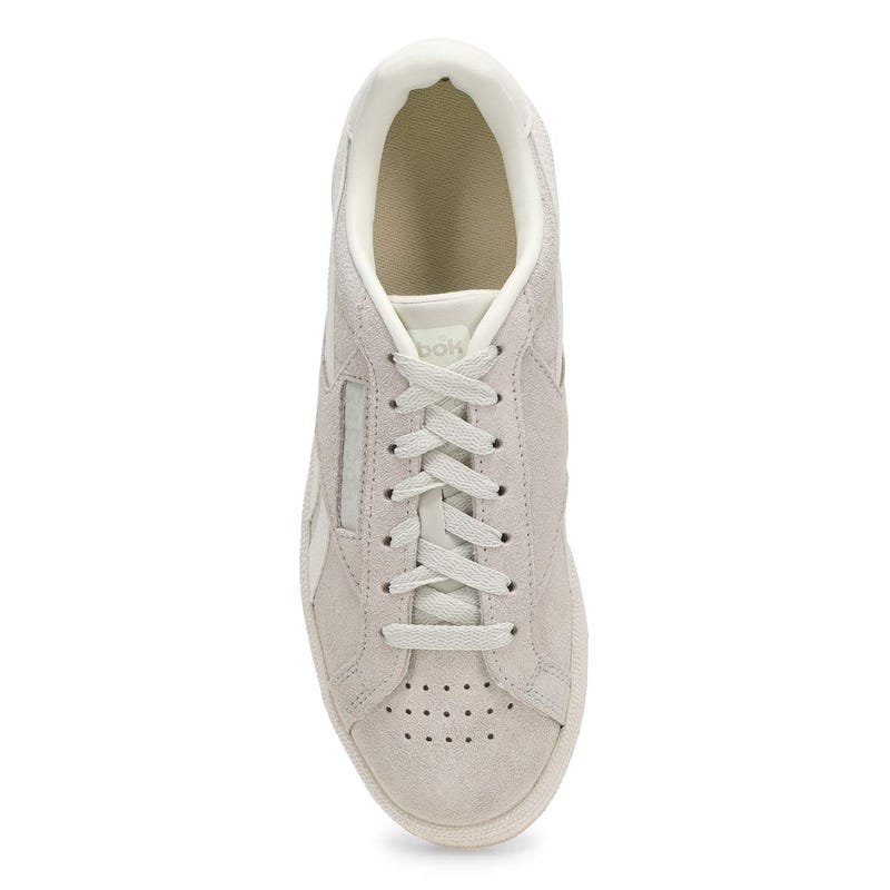 Women's  Club C Grounds UK Suede Sneaker - Soft Grey/Chalk