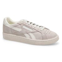 Women's  Club C Grounds UK Suede Sneaker - Soft Grey/Chalk