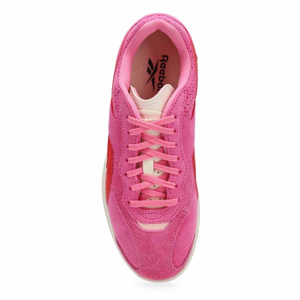 Baskets en suède HAMMER STREET, rose/craie/rouge sport, femmes