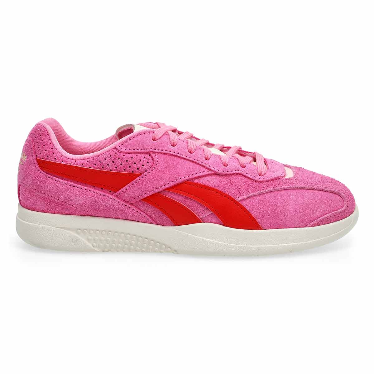 Baskets en sude HAMMER STREET, rose/craie/rouge s