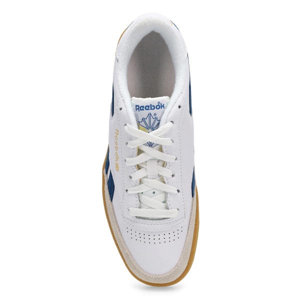 Men's Club C Vintage Sneaker - White/Athletic Blue/Gum