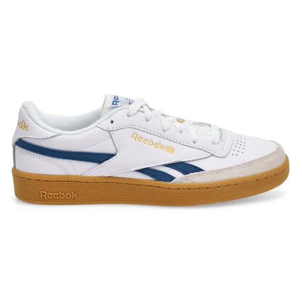 Men's Club C Vintage Sneaker - White/Athletic Blue/Gum