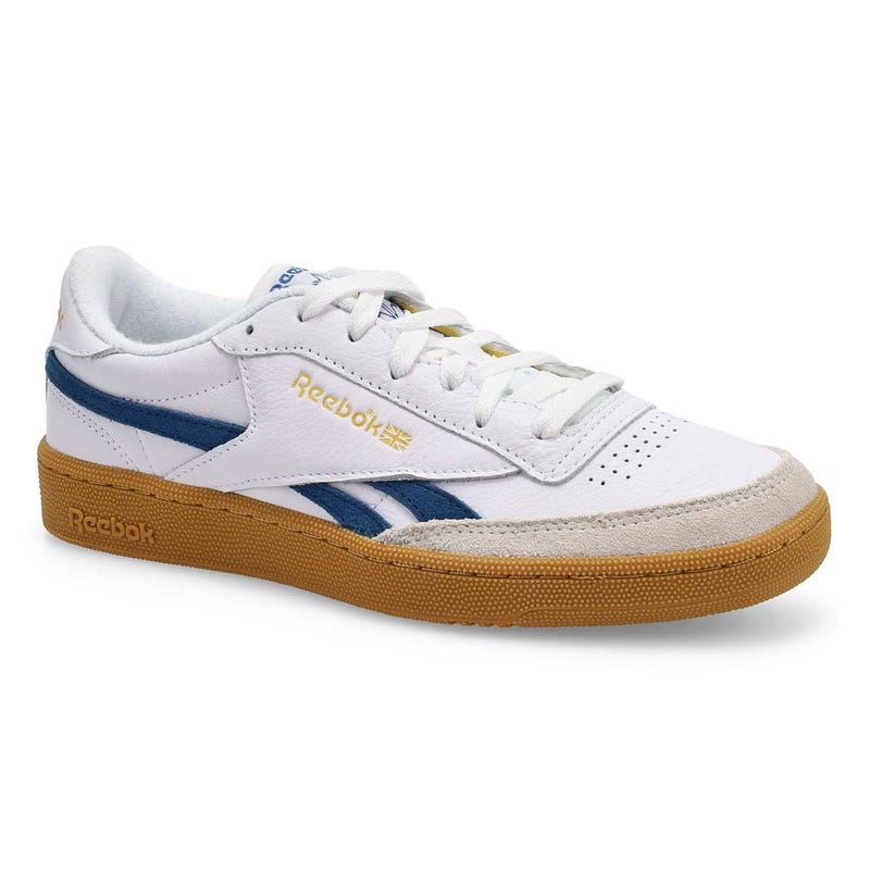 Men's Club C Vintage Sneaker - White/Athletic Blue/Gum