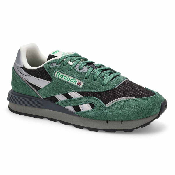 Men's Classic Nylon 89 Lace Up Sneaker - Field Green/Black/Grey3